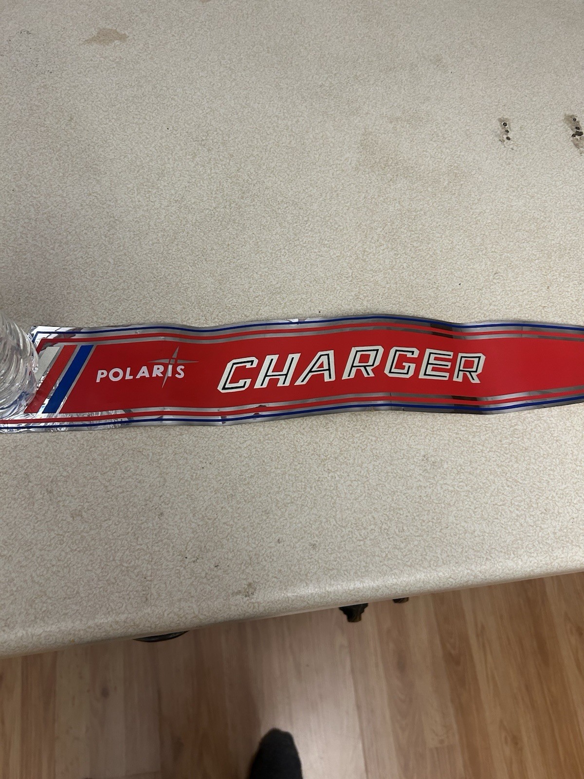 Nos Vintage Polaris Charger Snowmobile Decal Sticker