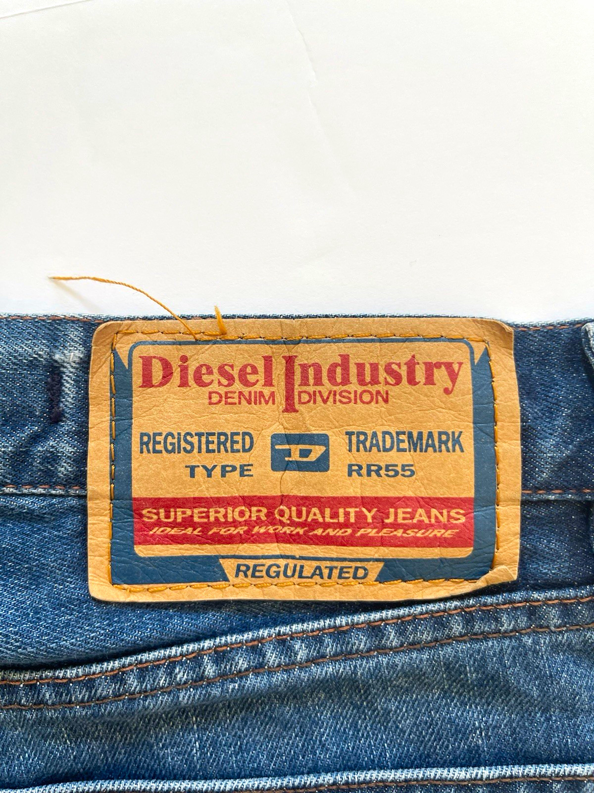 Diesel Industry Denim Division Men’s Blue Straight Regular Fit Jeans Size 31