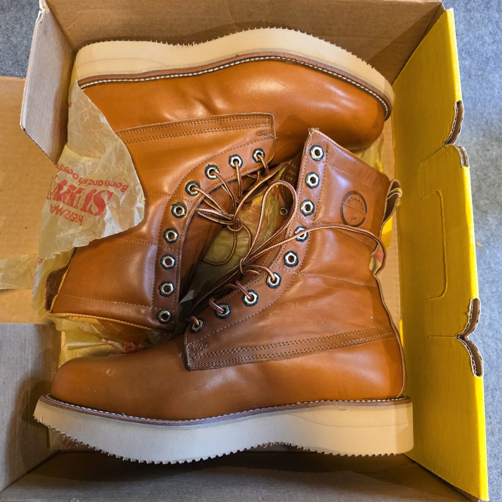 Vintage Herman Survivors Boots 4888 Mens 9.5 Vintage Herman Survivors Boots 4888 Mens 9.5