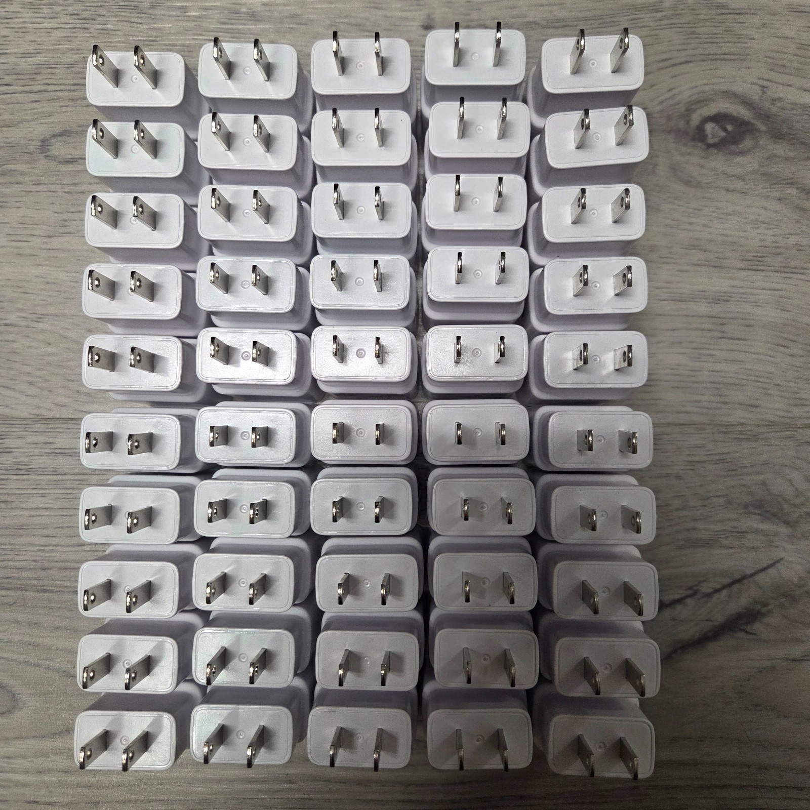 LOT of 50 USB A Wall Charger Fast Adapter Cube Universal 5V White 