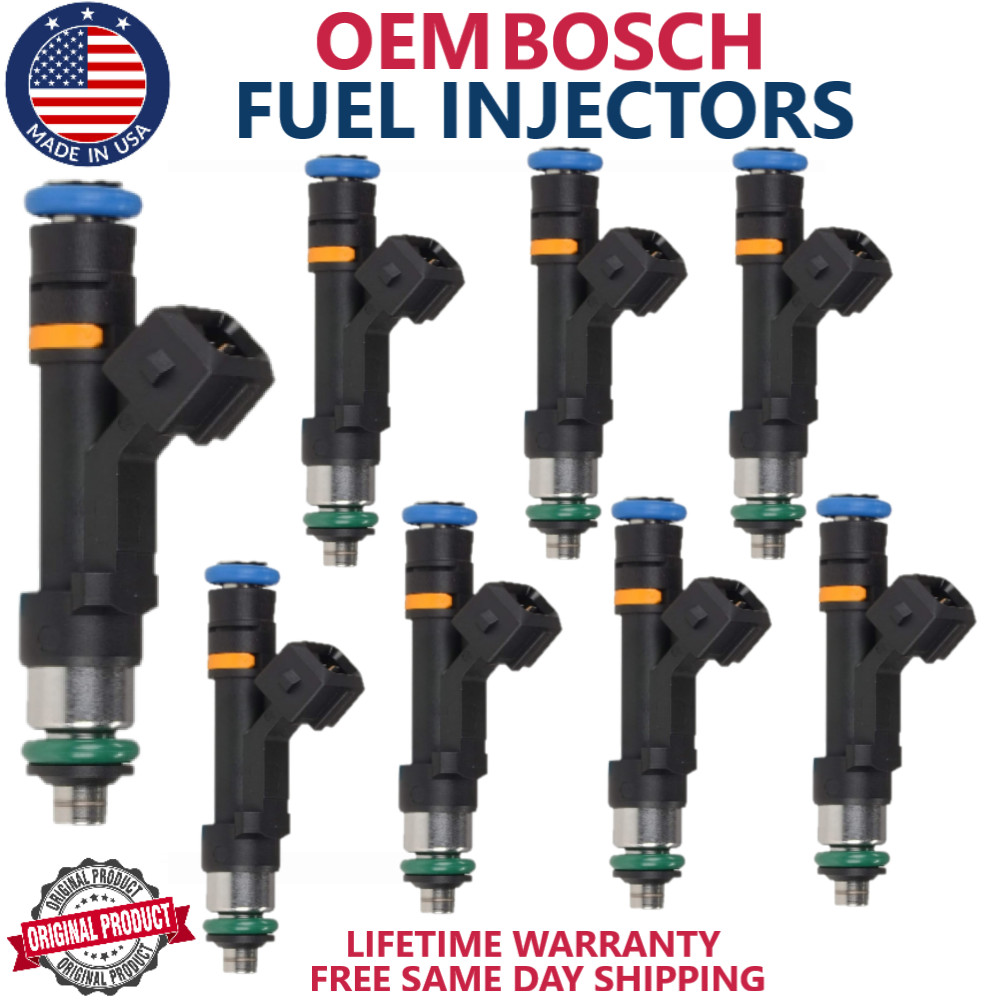 NEW x8 OEM BOSCH Fuel Injectors For 2003, 2004 Ford F-150 5.4L V8 #0280158044