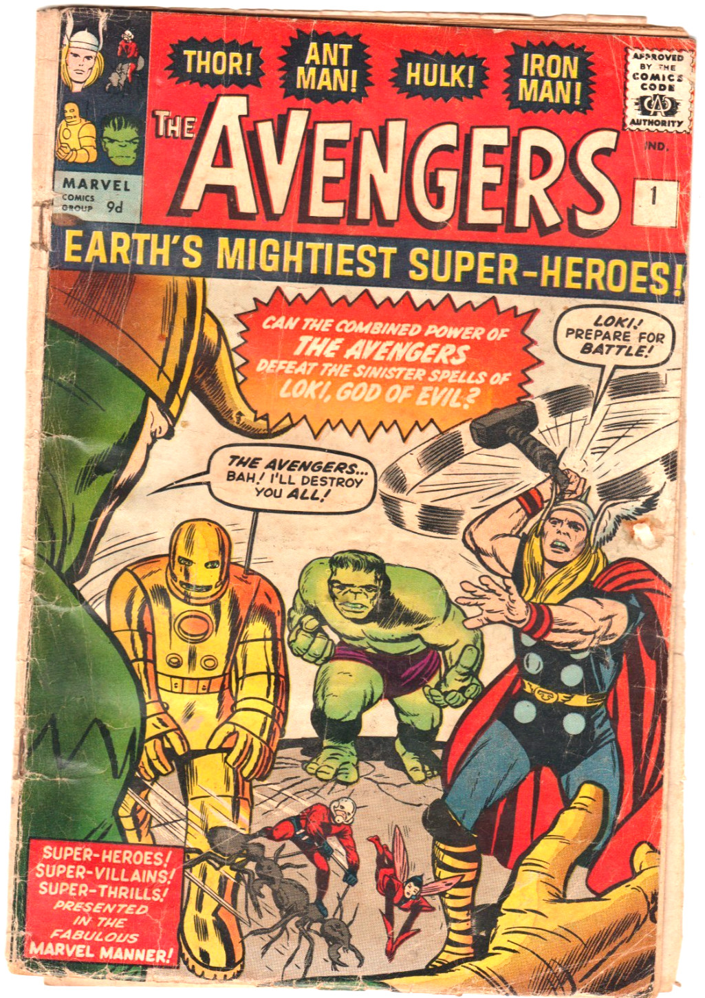 THE AVENGERS #1 (1963) Marvel comic *Cheapest on ebay