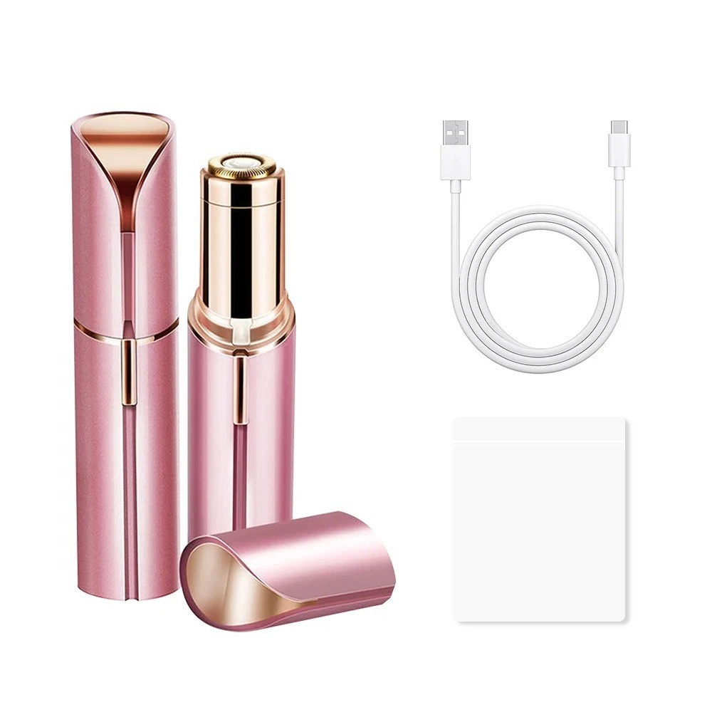 Finishing Touch Flawless Women's Painless Hair Remover Compact Hair Razor, Blush