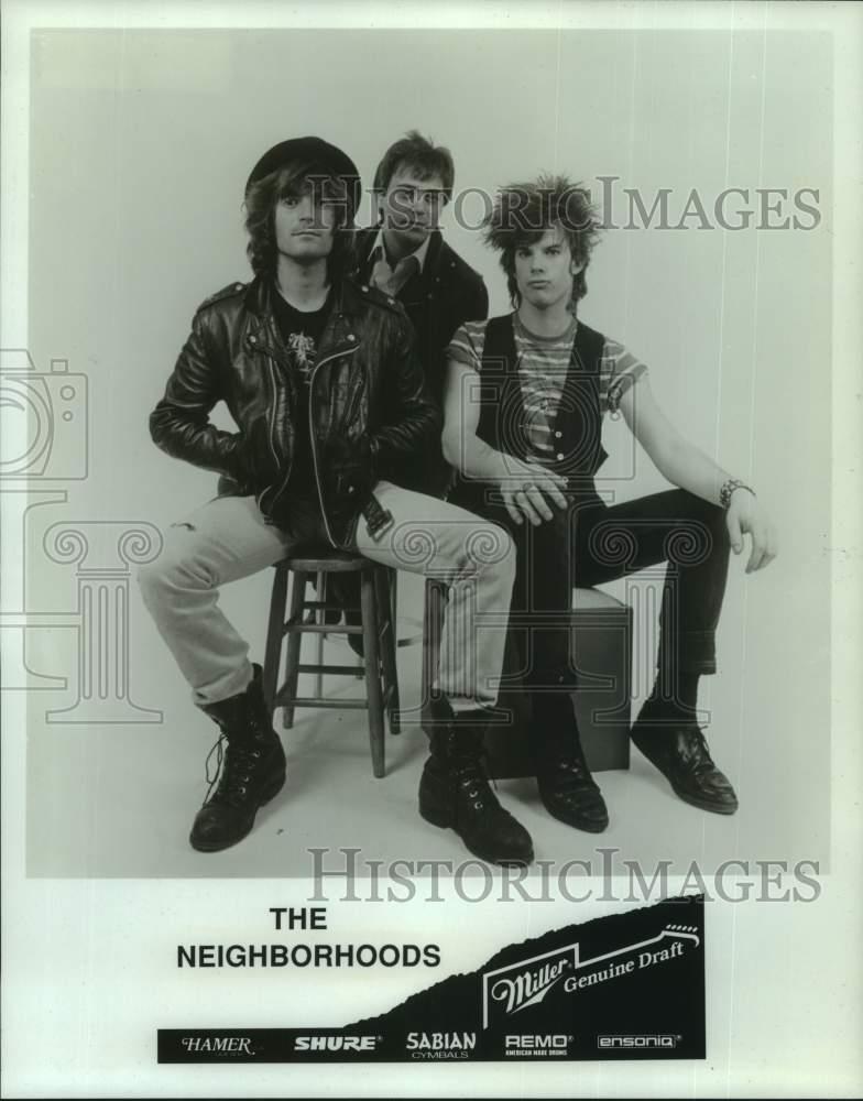1987 Press Photo Members of he rock band 