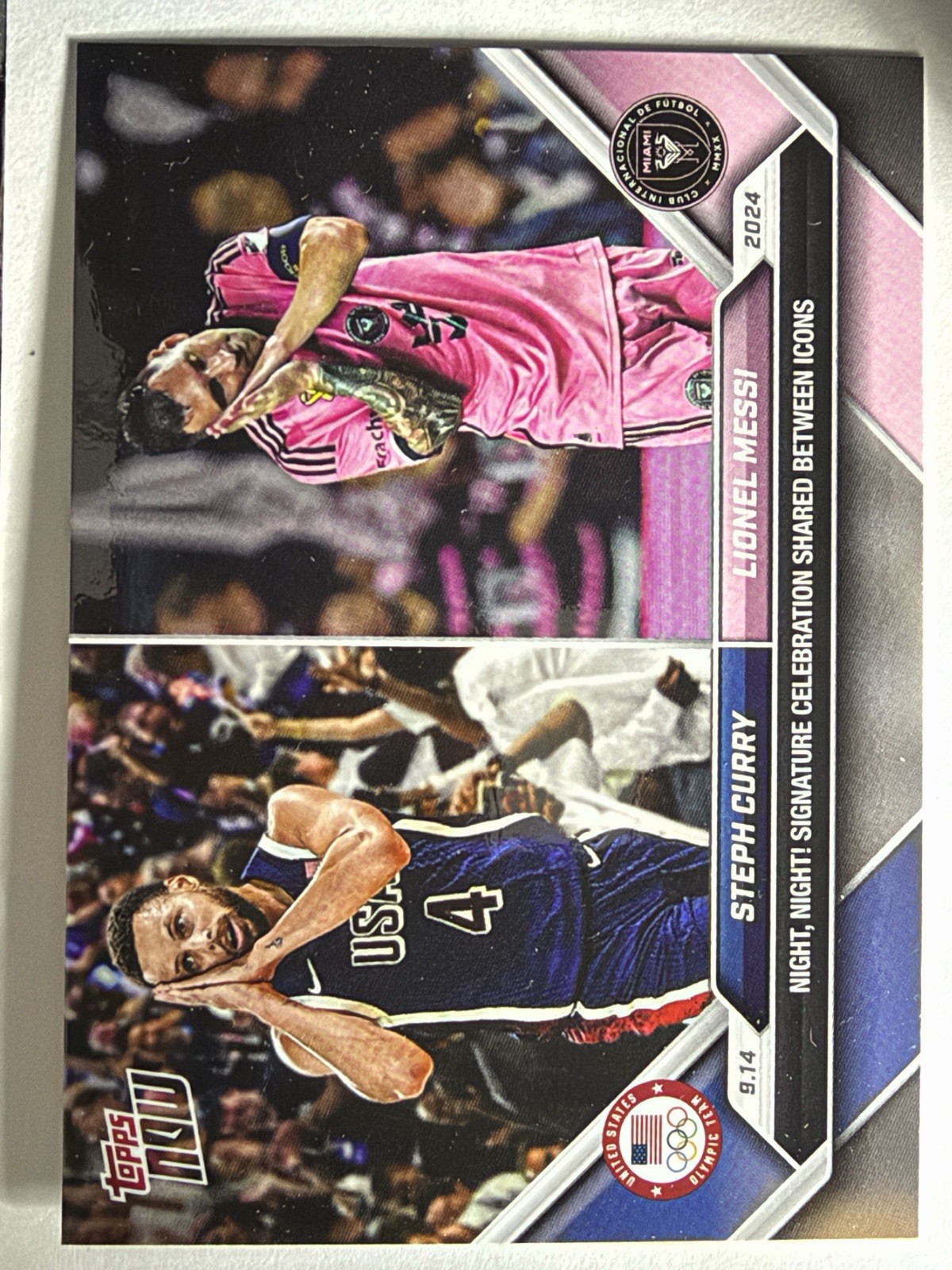 2024 Topps Now Mls - Lionel Messi, Stephen Curry #128 /110182