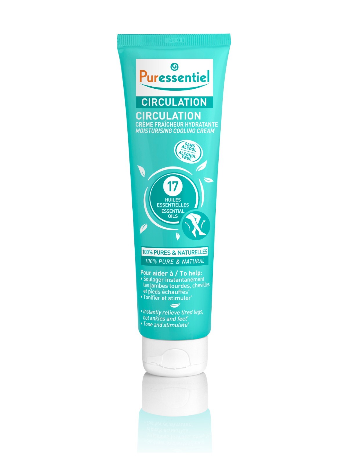 Puressentiel Circulation Moisturising Cooling Cream for Unisex - 3.4 oz New Box Puressentiel Circulation Moisturising Cooling Cream for Unisex - 3.4 oz New Box