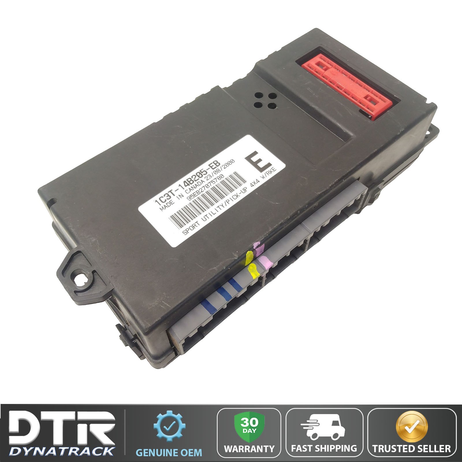 Ford F-250 F-350 Excursion 2001-2002 GEM Electronic Module 1C3T-14B205-EB