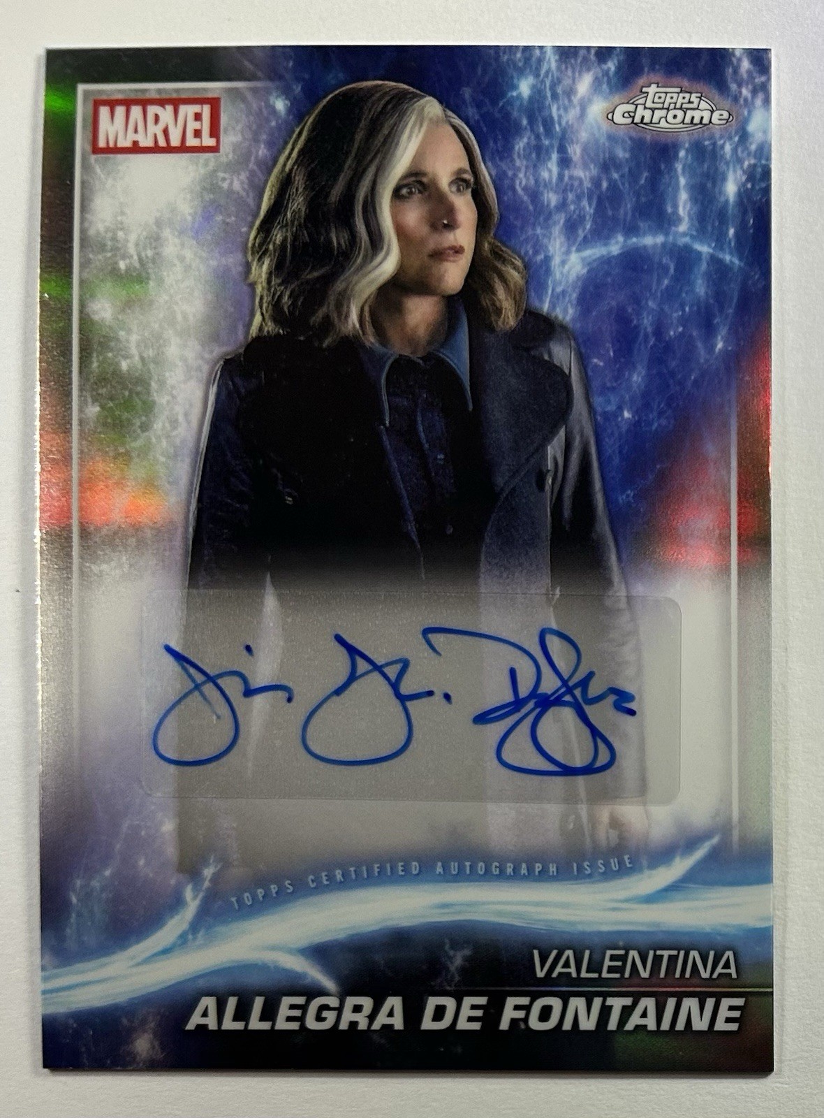 2025 Topps Chrome Sapphire Julia Louis-Dreyfus Allegra de Fontaine Auto #AA-JLD