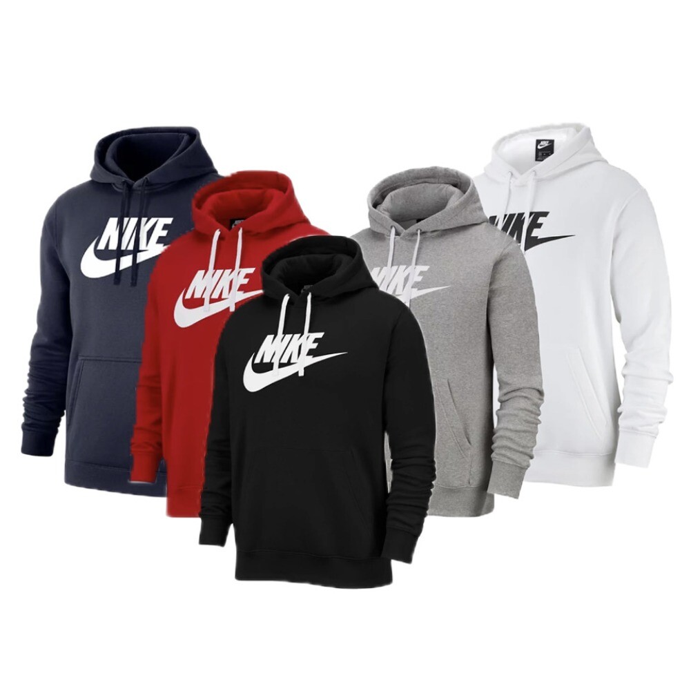 Nike Men\'s Hoodie Sportswear Club Fleece Active Graphic Pullover Sweatshirt