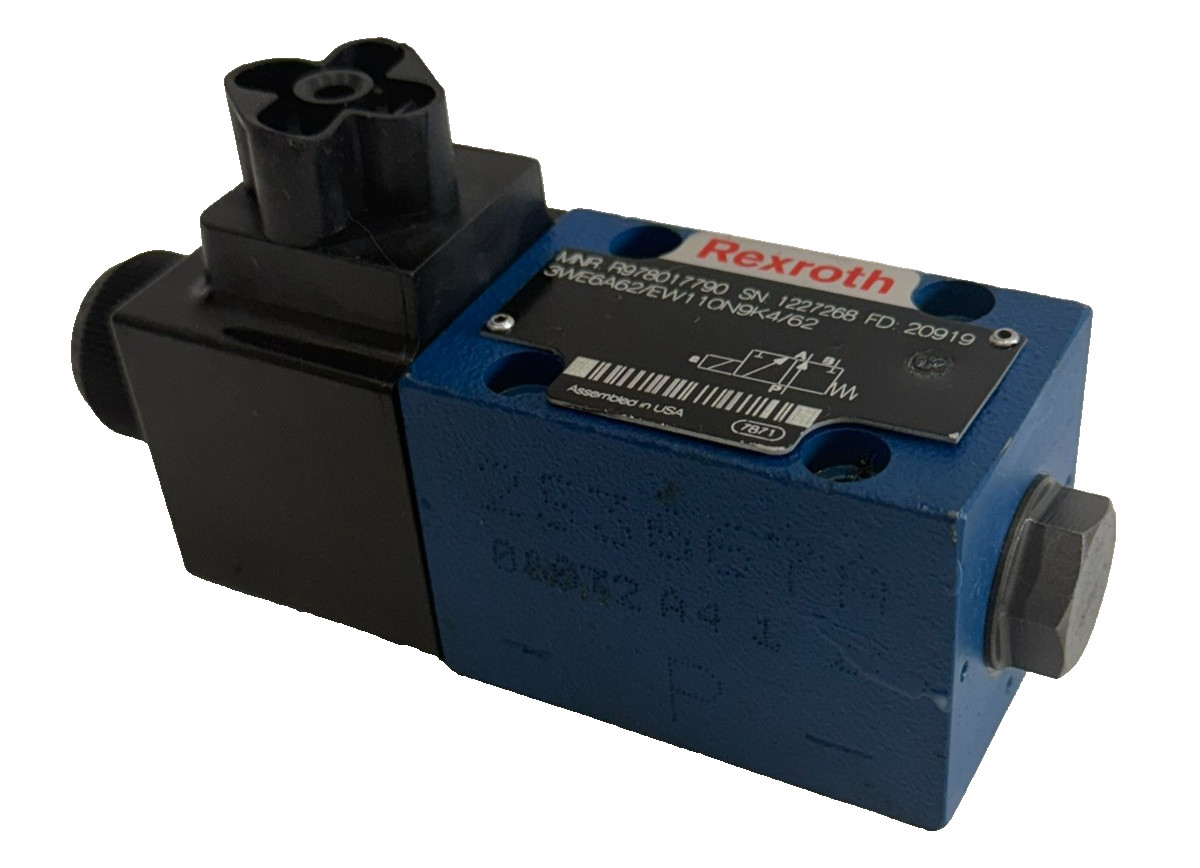 NEW REXROTH R978017790 DIRECTIONAL VALVE 3WE6A62/EW110N9K4/62 NEW REXROTH R978017790 DIRECTIONAL VALVE 3WE6A62/EW110N9K4/62