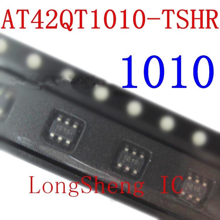 5PCS AT42QT1010-TSHR IC TOUCH SENSOR 1KEY SOT23-6 42QT1010 AT42QT1010 New *pt