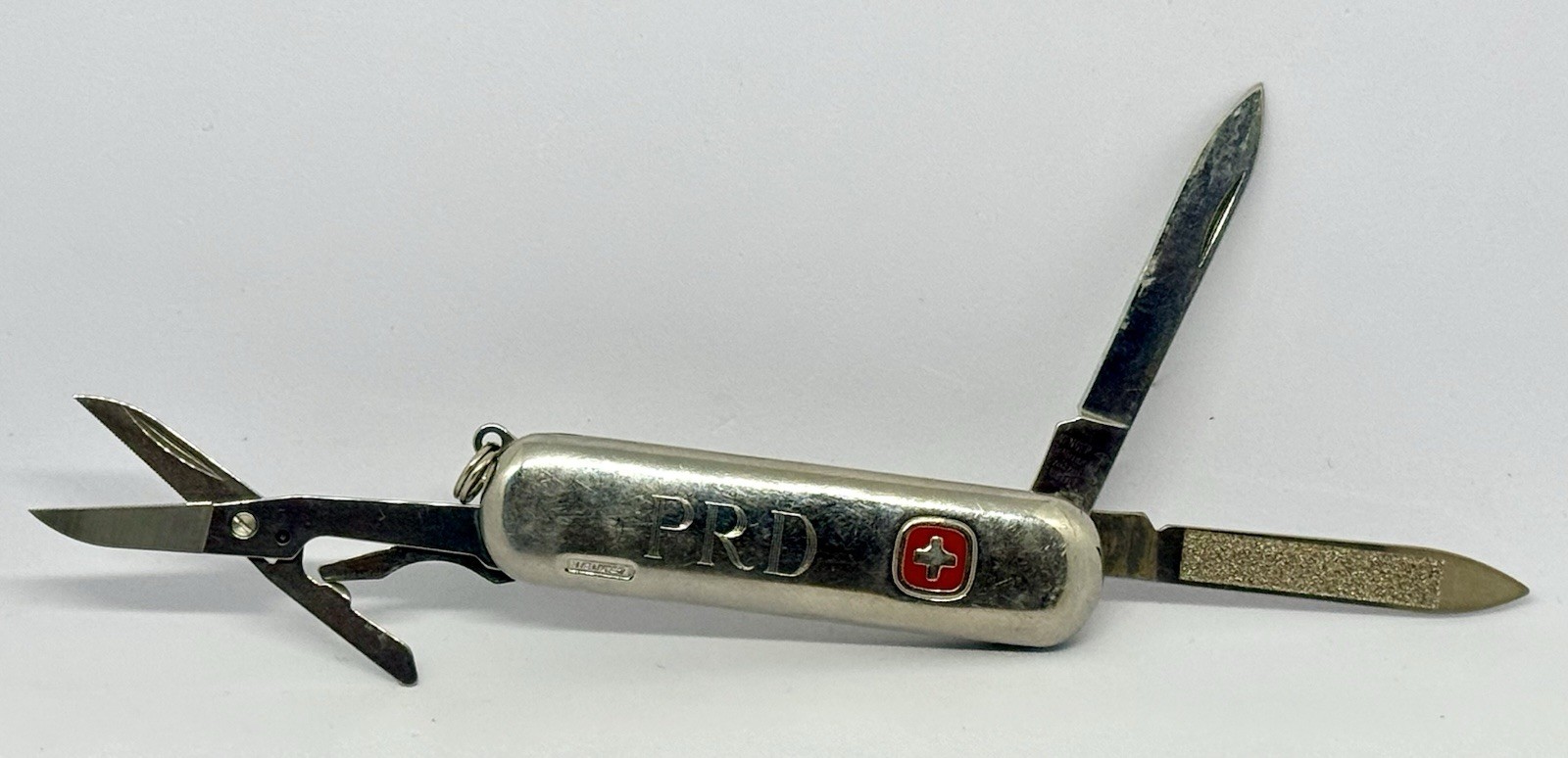 VTG Wenger Esquire Swiss Army Knife Multi Tool Stainless Advertising P.R.D.
