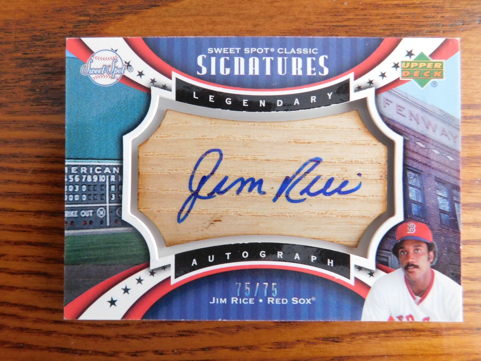2007 UD Sweet Spot Classic Signatures JIM RICE Auto BAT BARREL #d 75/75 Red Sox 2007 UD Sweet Spot Classic Signatures JIM RICE Auto BAT BARREL #d 75/75 Red Sox