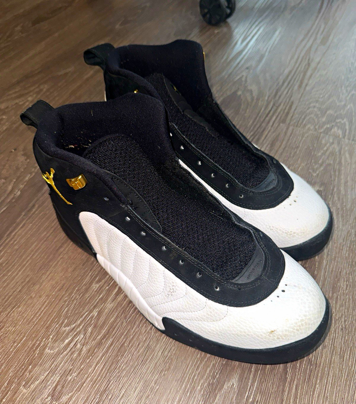 Jordan Jumpman Pro OG Taxi Men’s Sneakers Black/White/Gold 906876-032 (NO LACES) Jordan Jumpman Pro OG Taxi Men’s Sneakers Black/White/Gold 906876-032 (NO LACES)