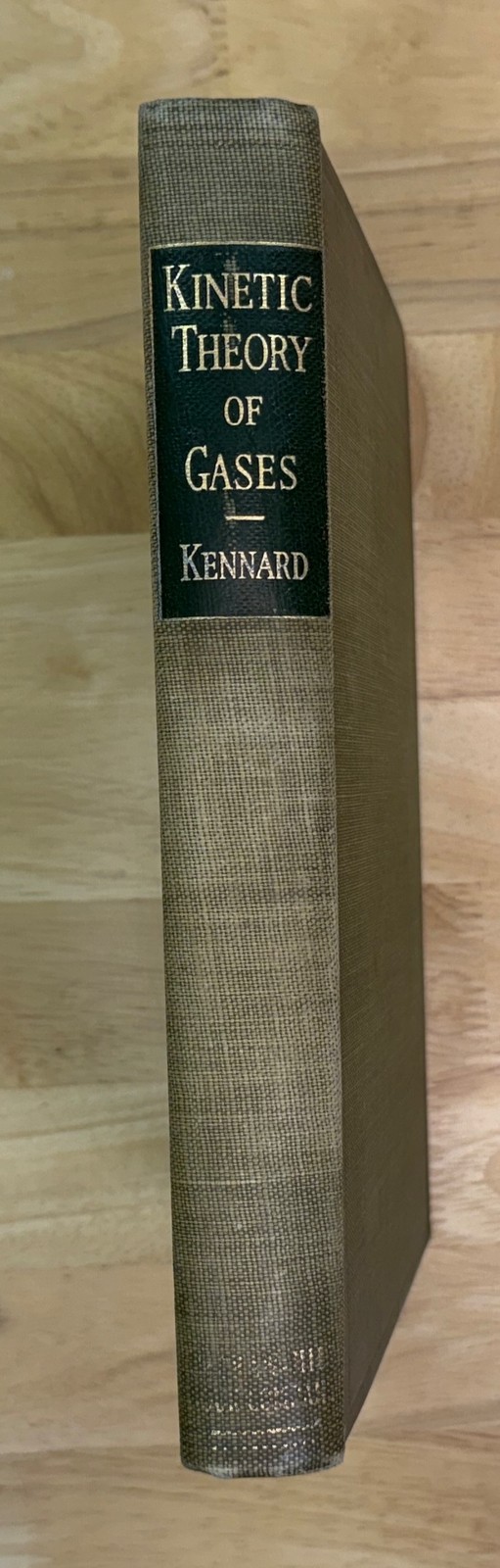 Vintage 1938 KINETIC THEORY OF GASES HCVG