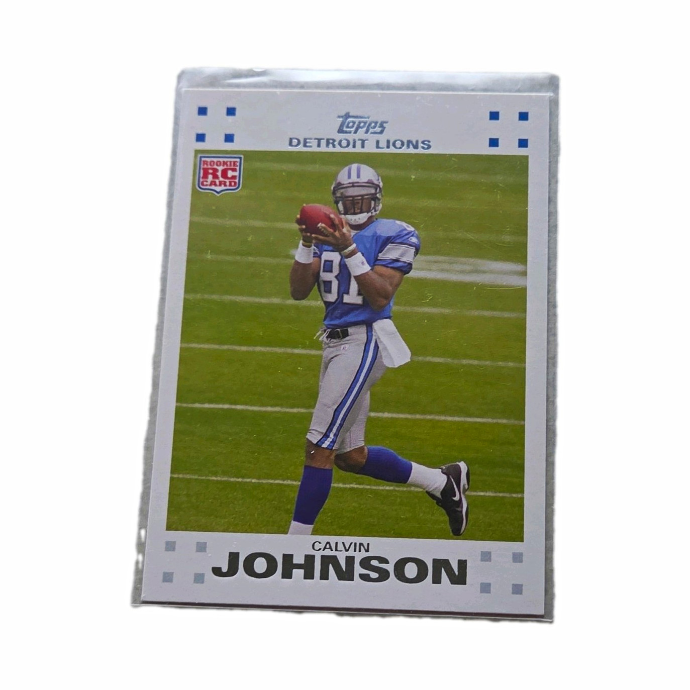 Topps 2007 Exclusive Rookies Calvin Johnson Detroit Lions RC Insert #2 Topps 2007 Exclusive Rookies Calvin Johnson Detroit Lions RC Insert #2