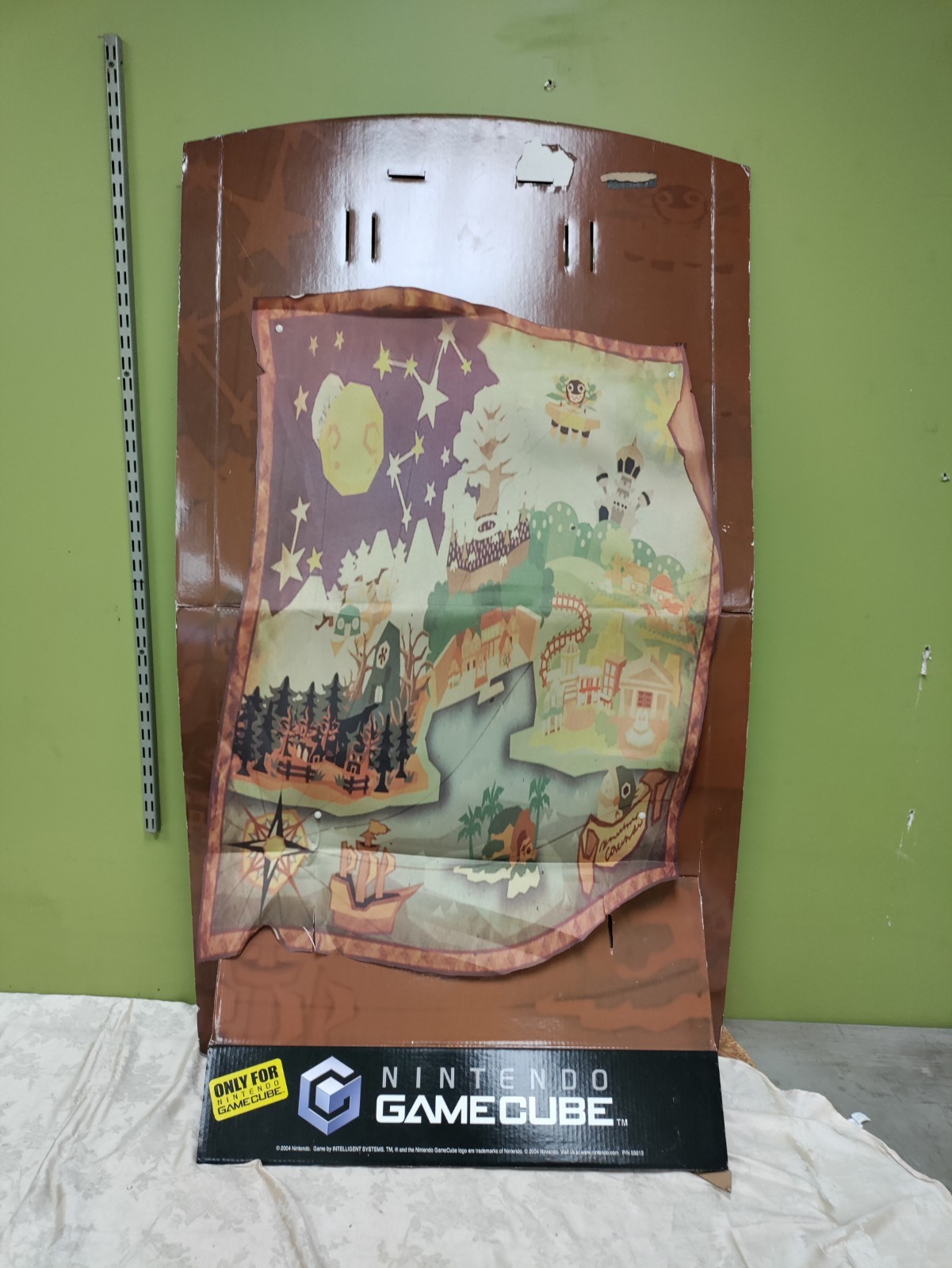 Paper Mario The Thousand Year Door Nintendo Gamecube Promo Store Display Standee