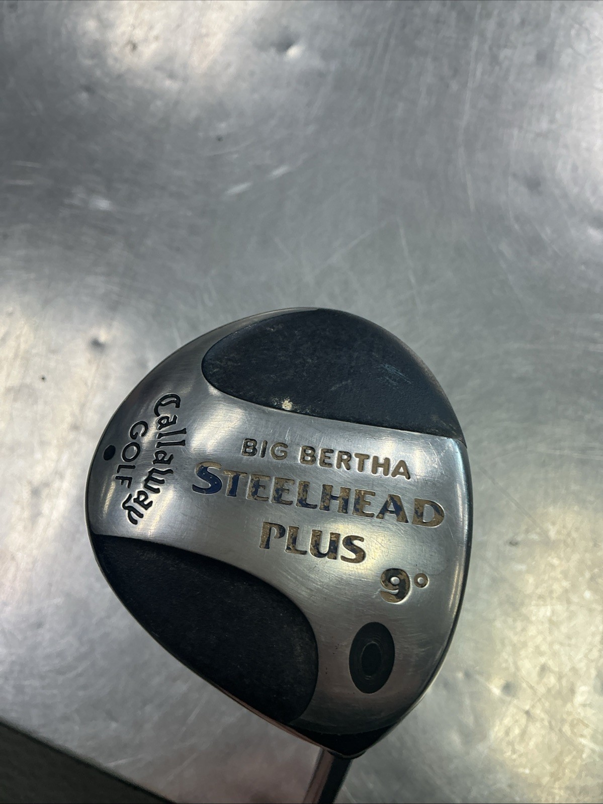 Callaway Big Bertha Steelhead Plus 9° Driver - Firm Flex Graphite Shaft - RH Callaway Big Bertha Steelhead Plus 9° Driver - Firm Flex Graphite Shaft - RH