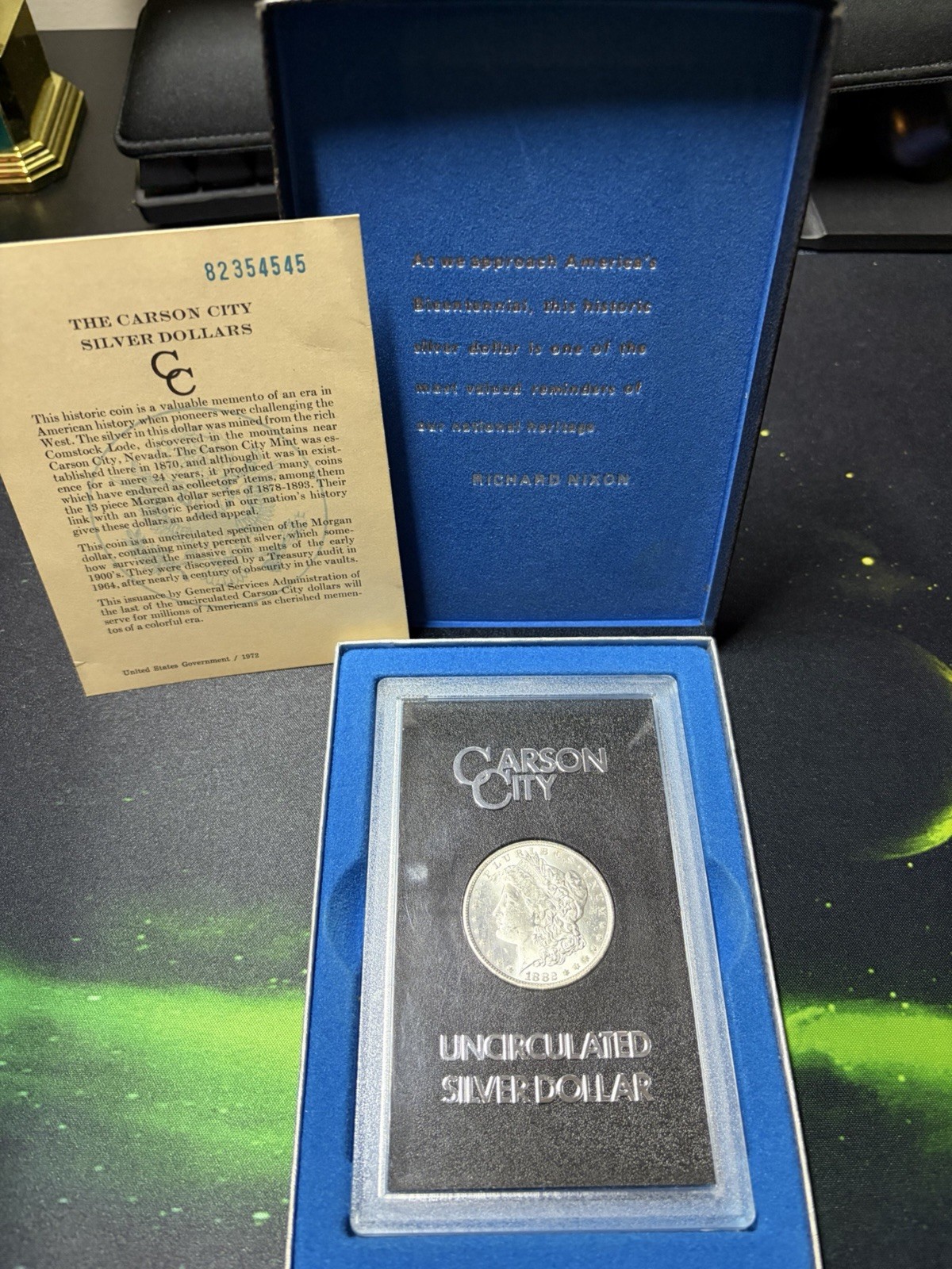1882 CC Morgan Dollar GSA Uncirculated 1882 CC Morgan Dollar GSA Uncirculated