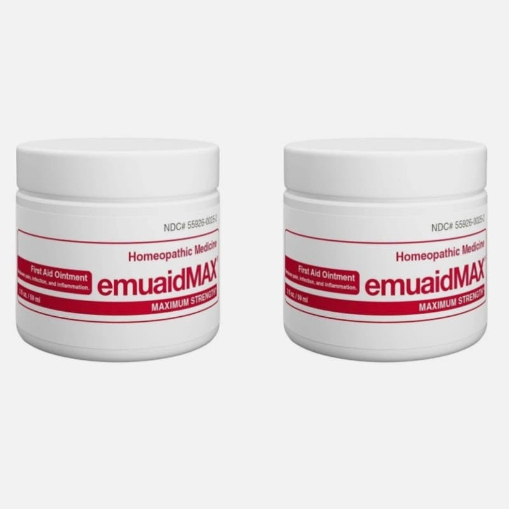 2PCS EMUAID Max First Aid Antifungal Ointment 2 oz Skin Irritation Relief