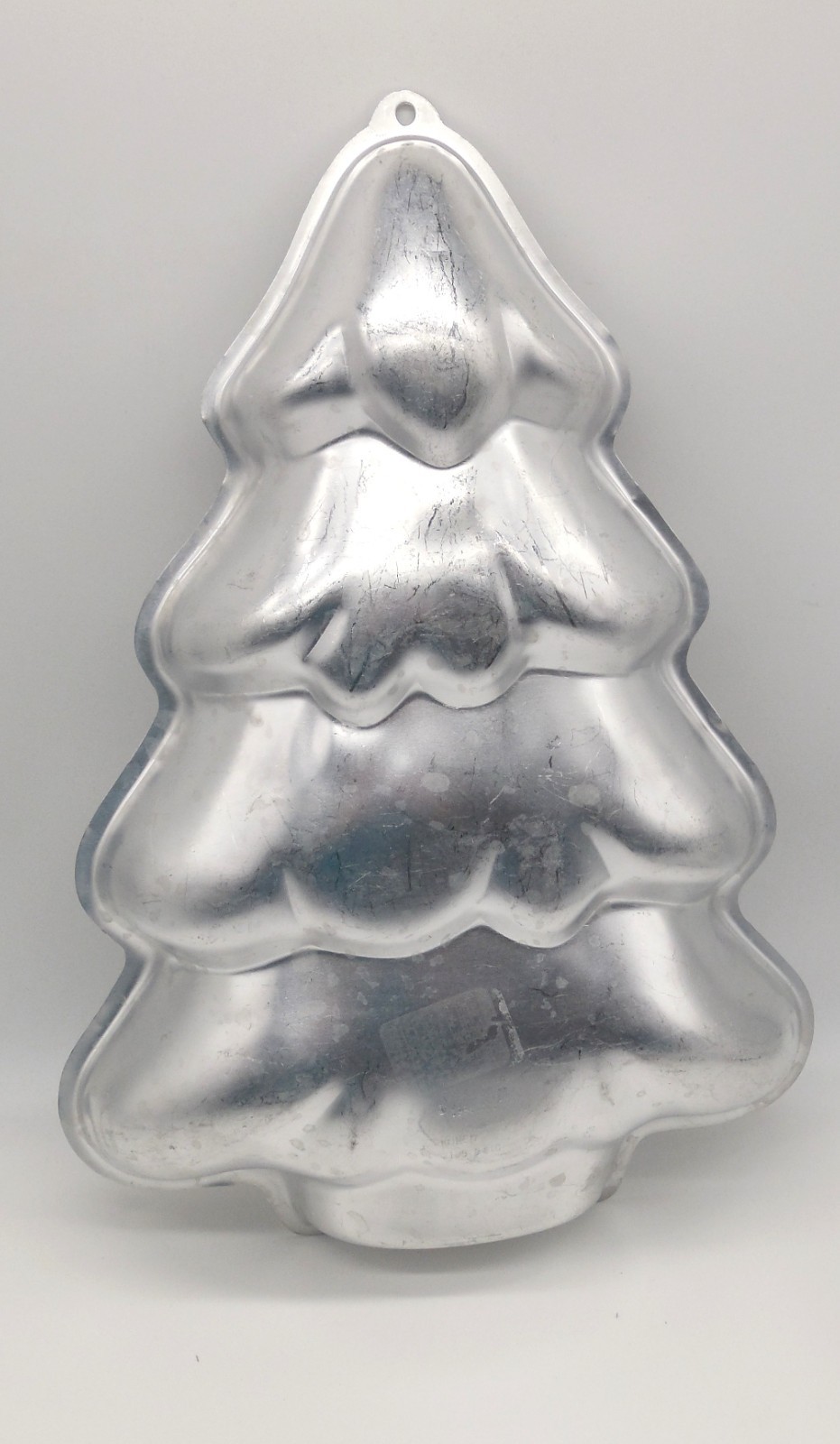 Vintage 1986 Wilton Christmas Tree Cake Pan 2105-9410 Aluminum 14 Inch
