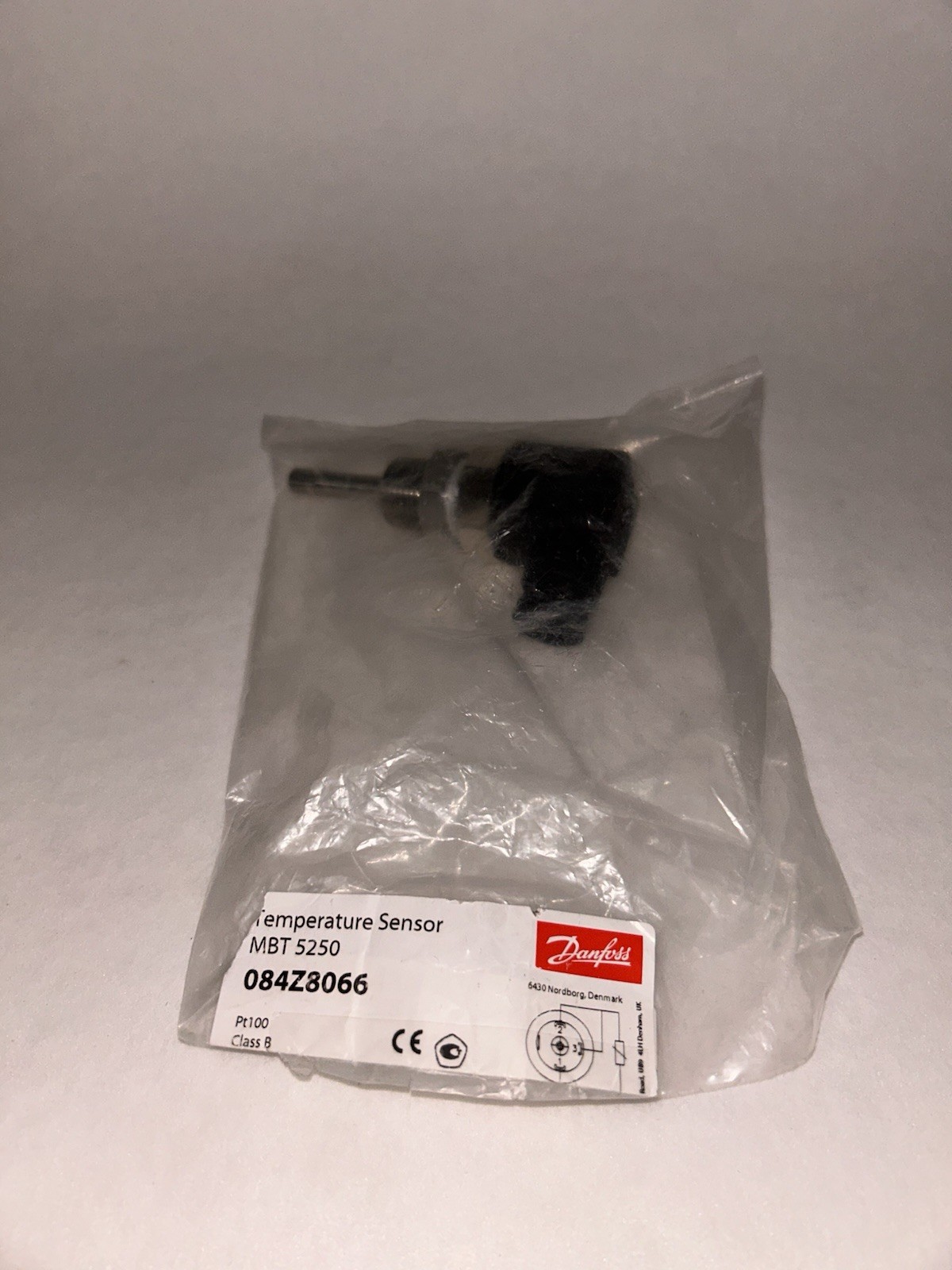 Danfoss 084Z8066 temperature sensor MBT 5250, 50 mm, NPT
