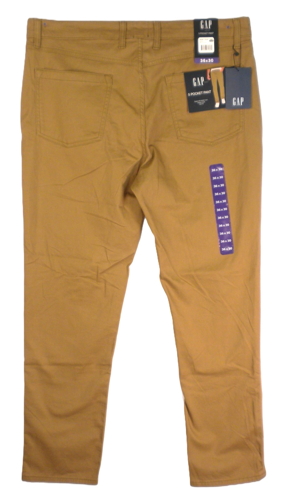 GAP 5 Pocket Men\'s  Maple Suger Chino Pants Size 36 x 30