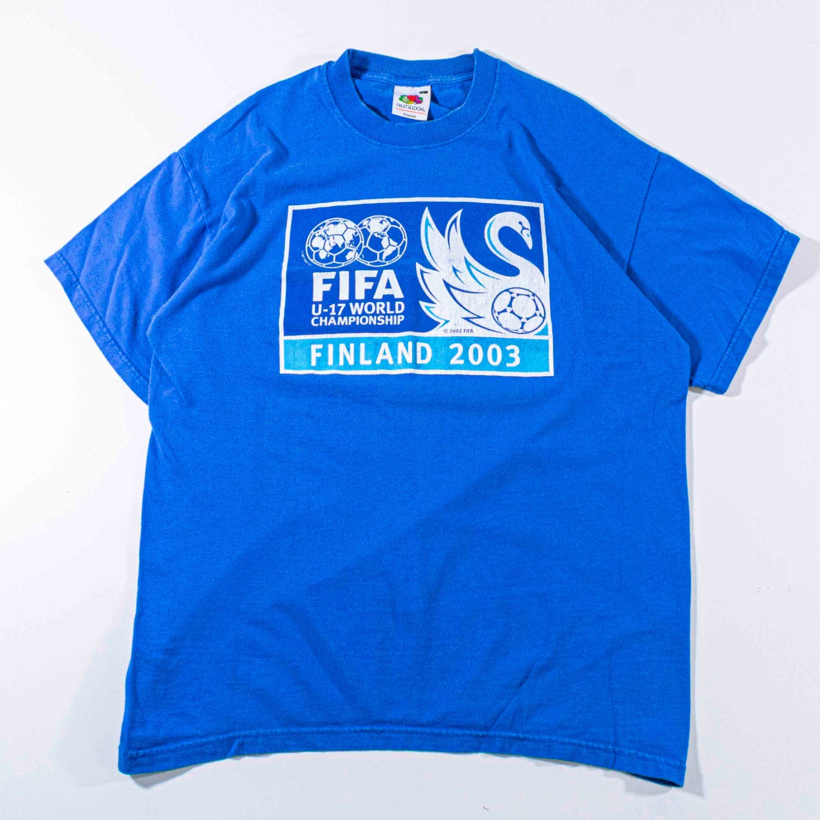 Vintage 2003 FIFA U17 World Cup Finland T-Shirt Large L Soccer Tournament