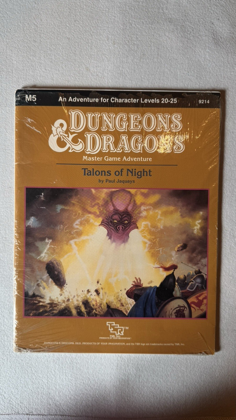 TSR Dungeons & Dragons 9214 M5 Talons Of Night Vintage Shrink