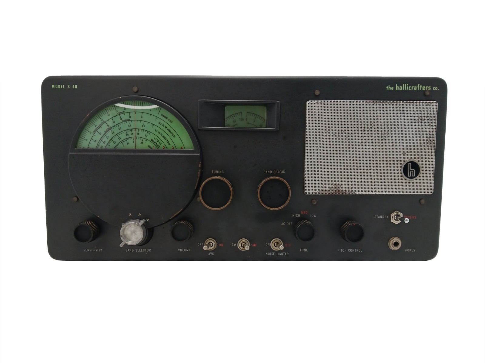Hallicrafters S-40 Ham Radio Receiver - READ DESCRIPTION