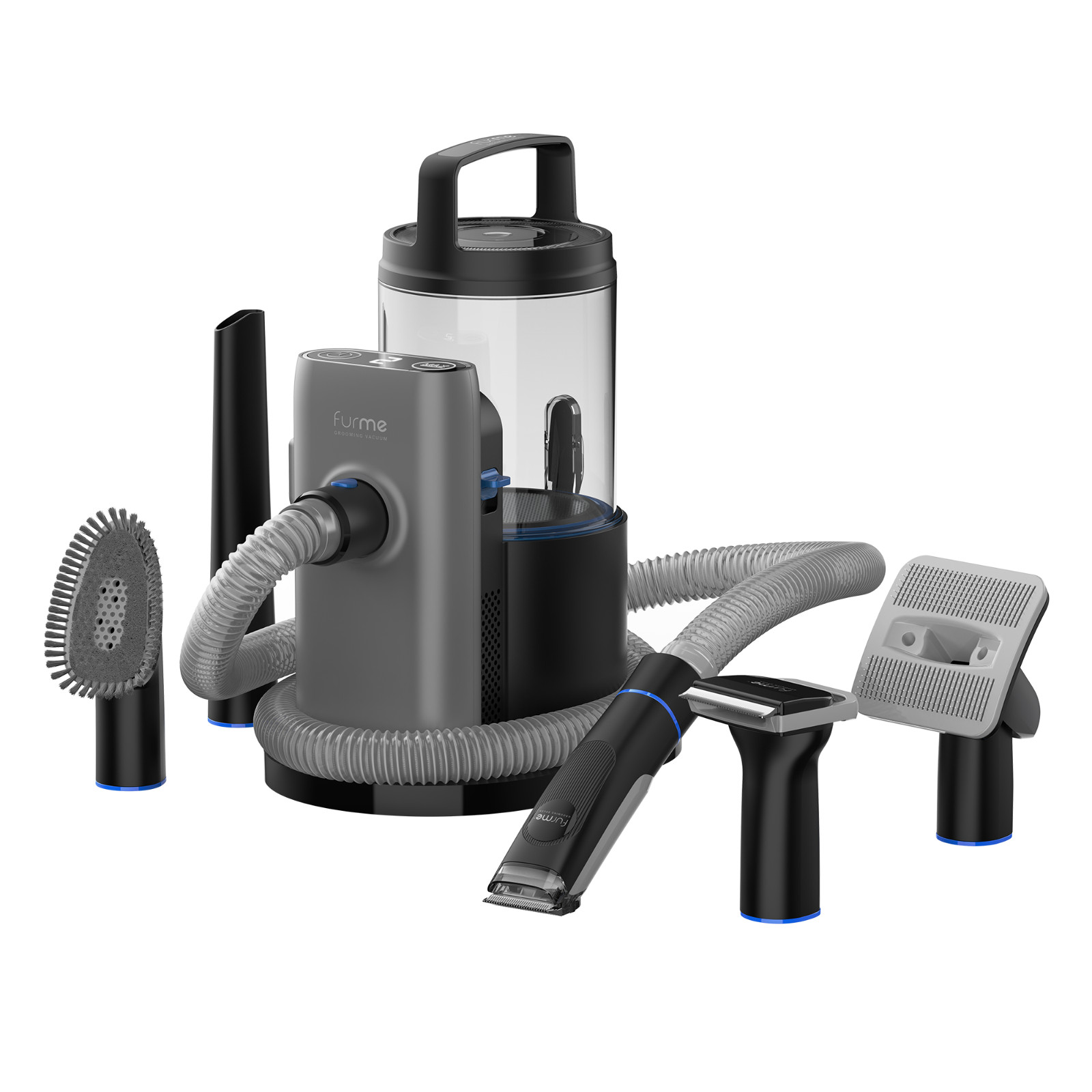 furMe Professional PLUS Pet Grooming Vacuum Kit - Certified Refurbished