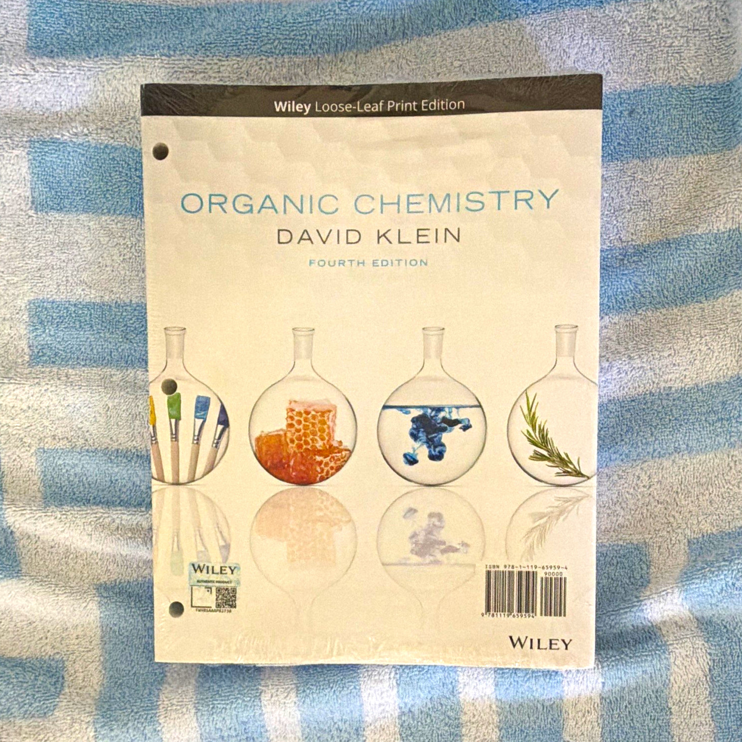 Wiley Organic Chemistry by David Klein 4th Edition Loose-Leaf Textbook