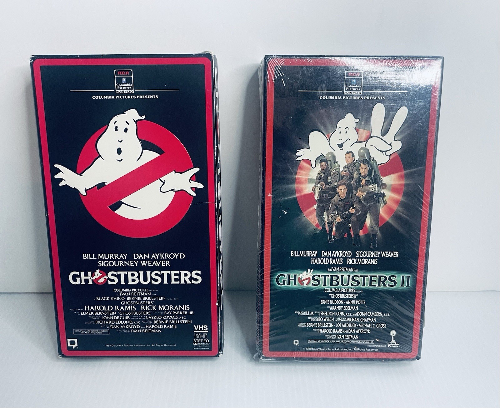Ghostbusters VHS 2 Pack 1 & 2 Murray Akroyd Fully Tested And Working *Read* Ghostbusters VHS 2 Pack 1 & 2 Murray Akroyd Fully Tested And Working *Read*