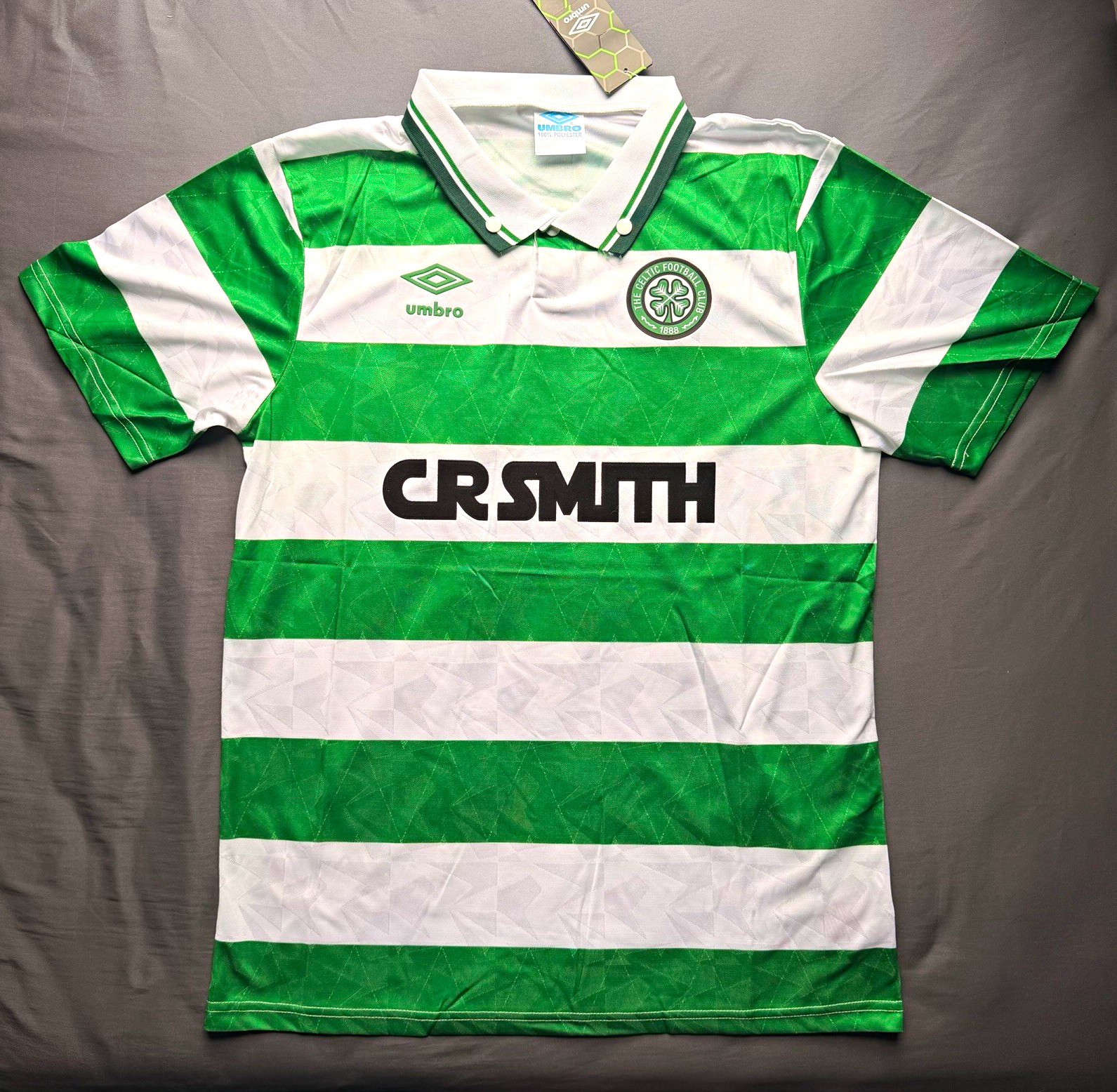 Retro Umbro Celtic Football Club Green/White Soccer Jersey Size Large vintage Retro Umbro Celtic Football Club Green/White Soccer Jersey Size Large vintage