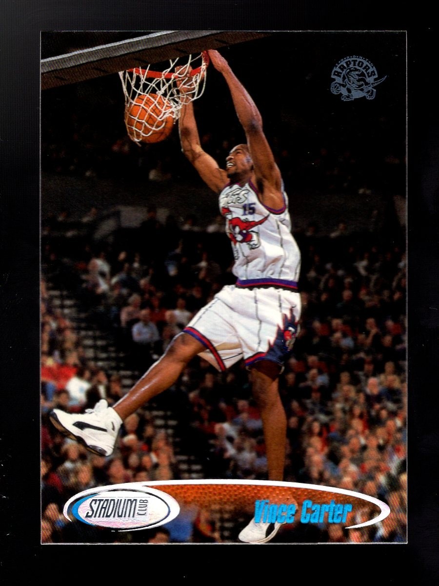 1998-99 TOPPS STADIUM CLUB #198 VINCE CARTER RC RAPTORS