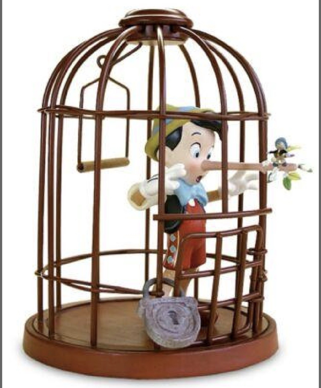 Pinocchio Jiminy Cricket WDCC I'll Never Lie Again COA Hard to Find Vintage NEW Pinocchio Jiminy Cricket WDCC I'll Never Lie Again COA Hard to Find Vintage NEW