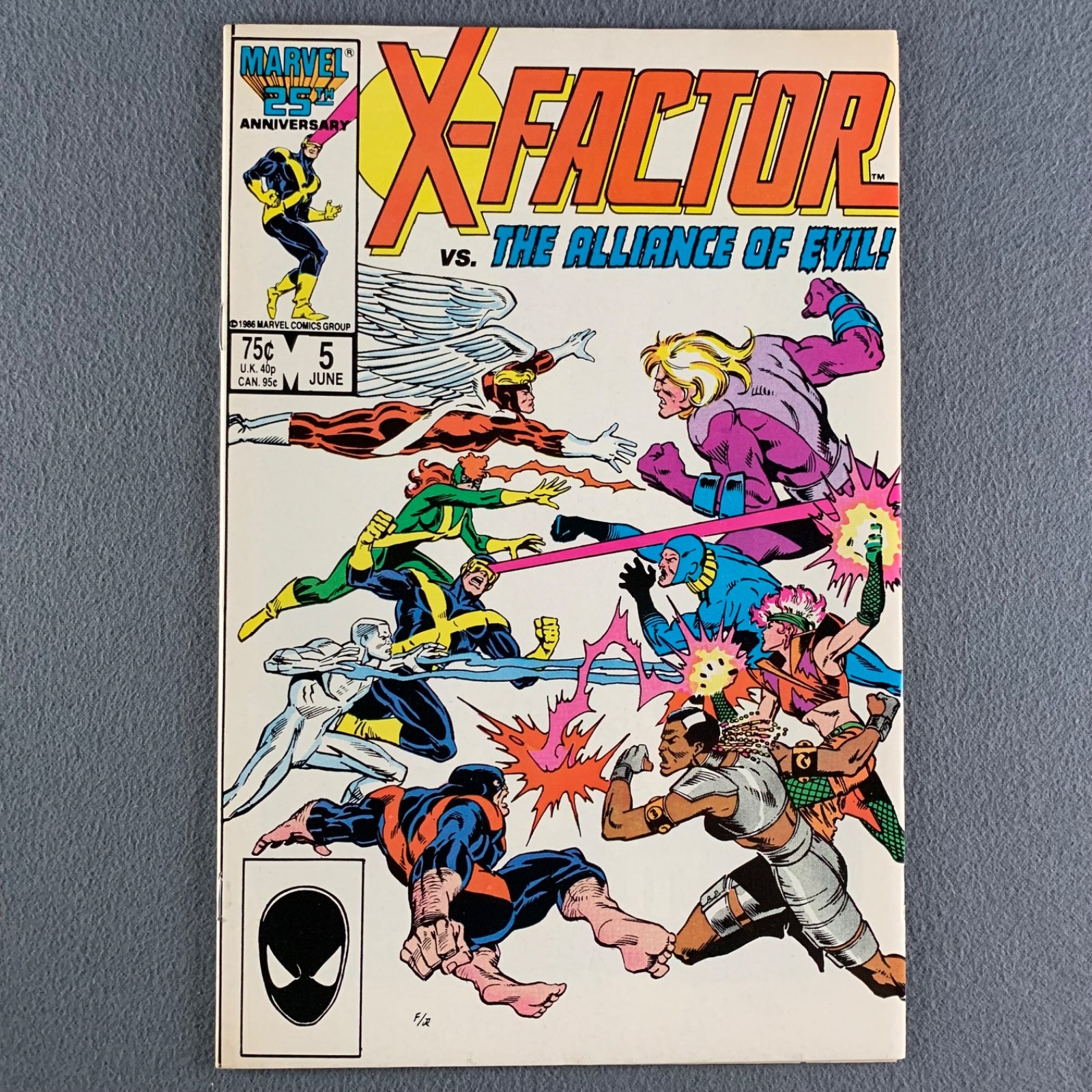 🔑 X-FACTOR #5 NM Range (1986 Copper Age Marvel) 1st Cameo Apocalypse Layton
