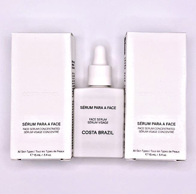 Costa Brazil Serum Para A Face Serum Concentrated Travel Size 3 x 15ml/.5oz NEW
