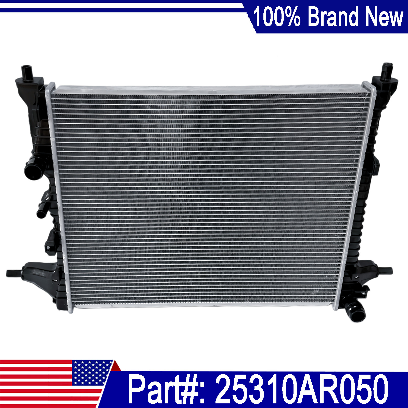 Plastic+Aluminium Radiator Fit For 2022-2024 Genesis GV70 2.5L 25310AR050