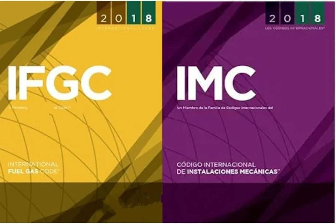 IFGC 2018 & IMC 2018 International Fuel Gas Code and Mechanical code combo