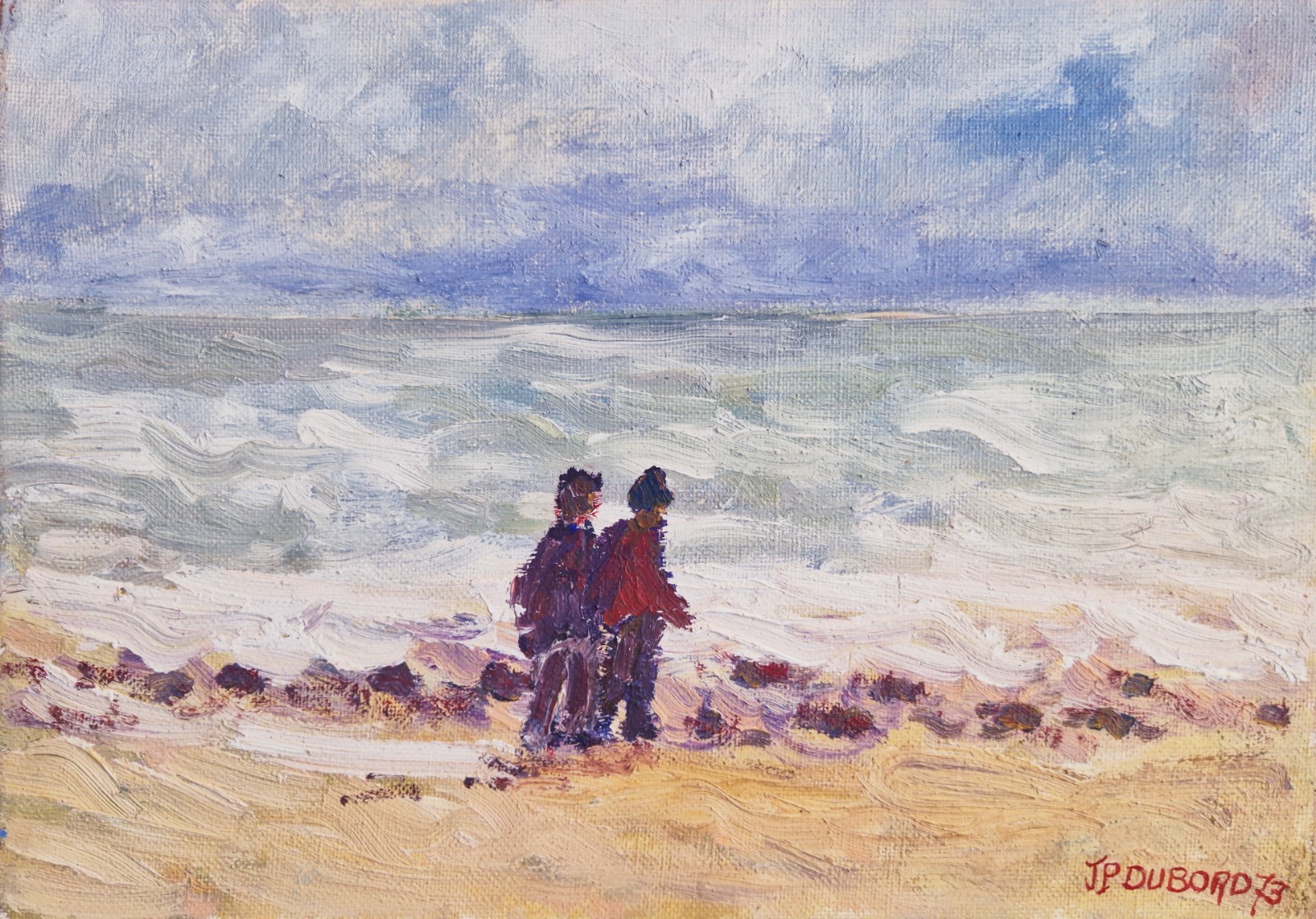 Jean-Pierre Dubord - Chaucre Beach, Oléron Island oil on canvas