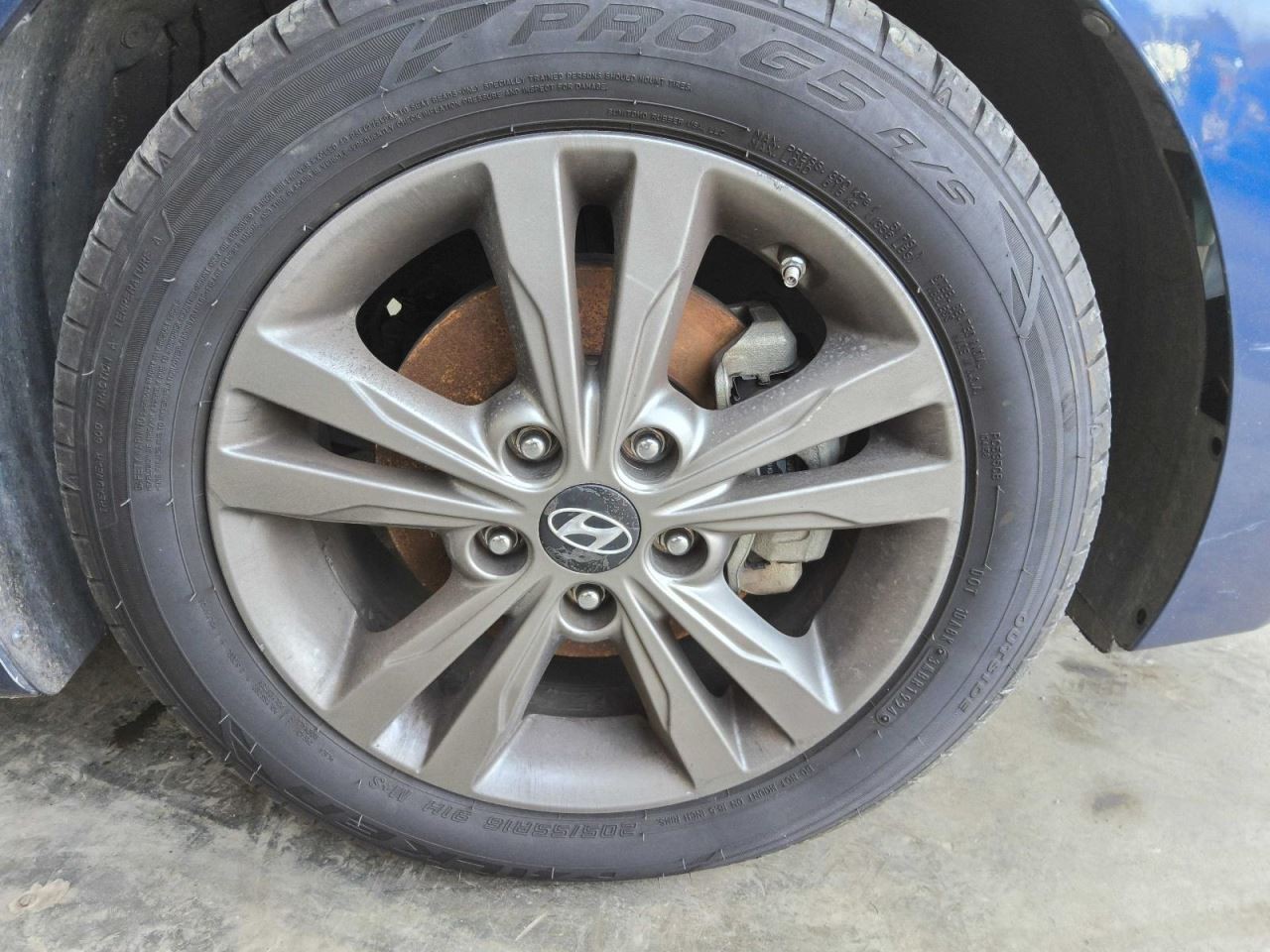 Wheel 16x6-1/2 Alloy Sedan Fits 17-18 ELANTRA 708743