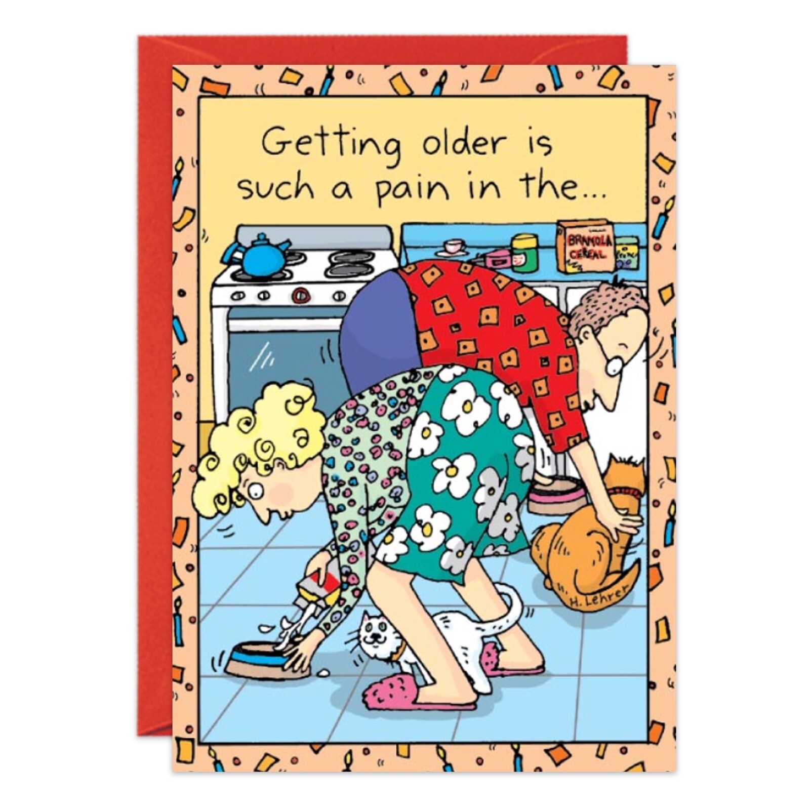 Humor Funny Getting Older Birthday Card Her Friend Oatmeal Studios 