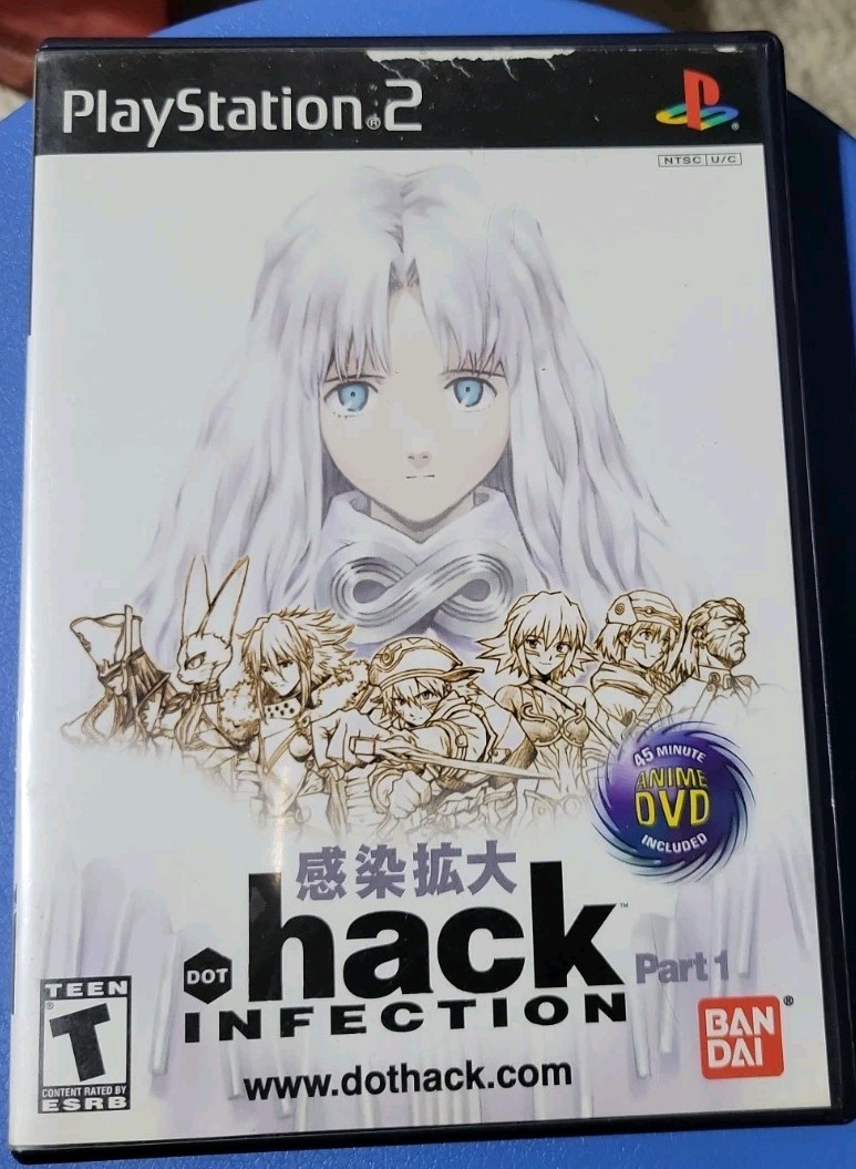Bandai .hack: Infection PS2 NTSC-U/C 2003 T Role Playing Manual Included