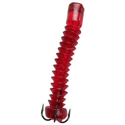 DOC\'S SUPER CATFISH WORMS 12/2 PACKS DCW-RED ( USE W/ DOC\'S SONNY\'S OR JUNNIES )