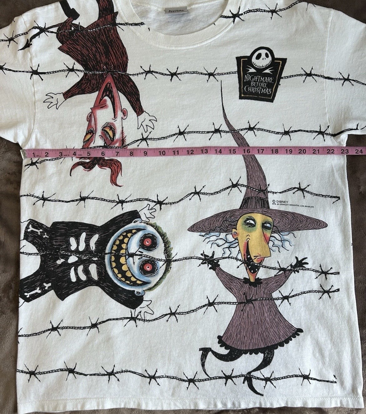 Vintage Stanley Desantis Nightmare Before Christmas Disney Aop T Shirt Size XL