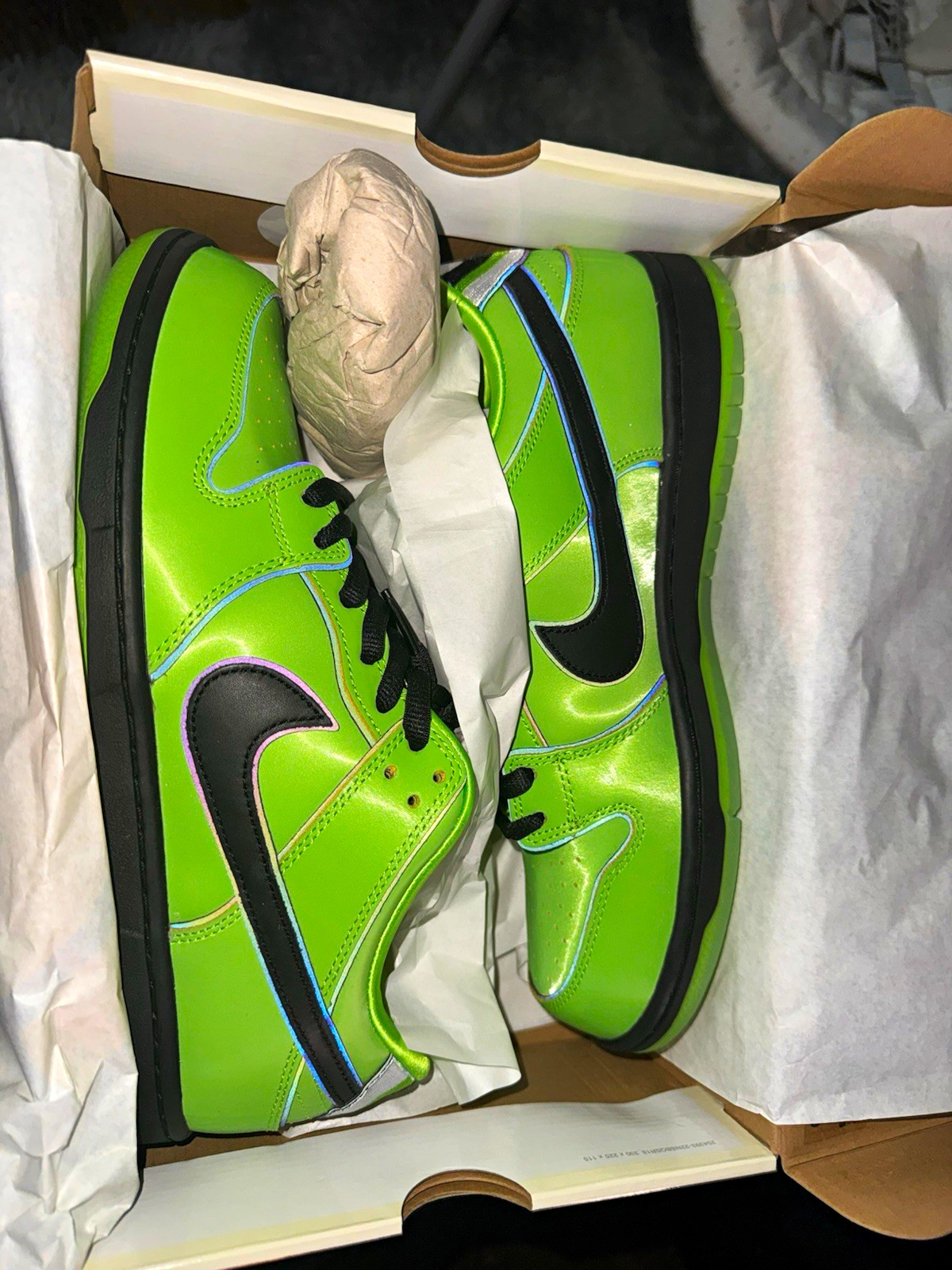 Nike Powerpuff Buttercup SB Dunk Low Pro QS Size 10.5