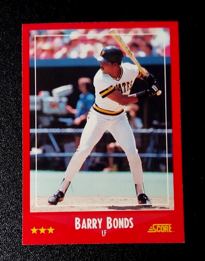1988 Score Baseball #265 Barry Bonds Pittsburgh Pirates 88 2nd year 