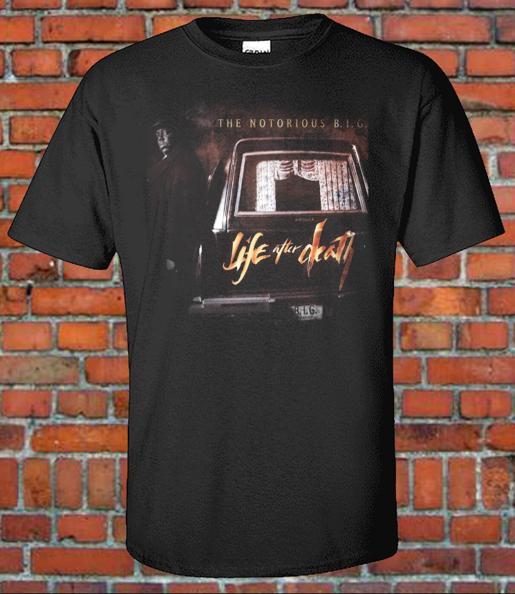 Biggie Smalls Life After Death Album Cover 90s Graphic T-Shirt Rap Classic