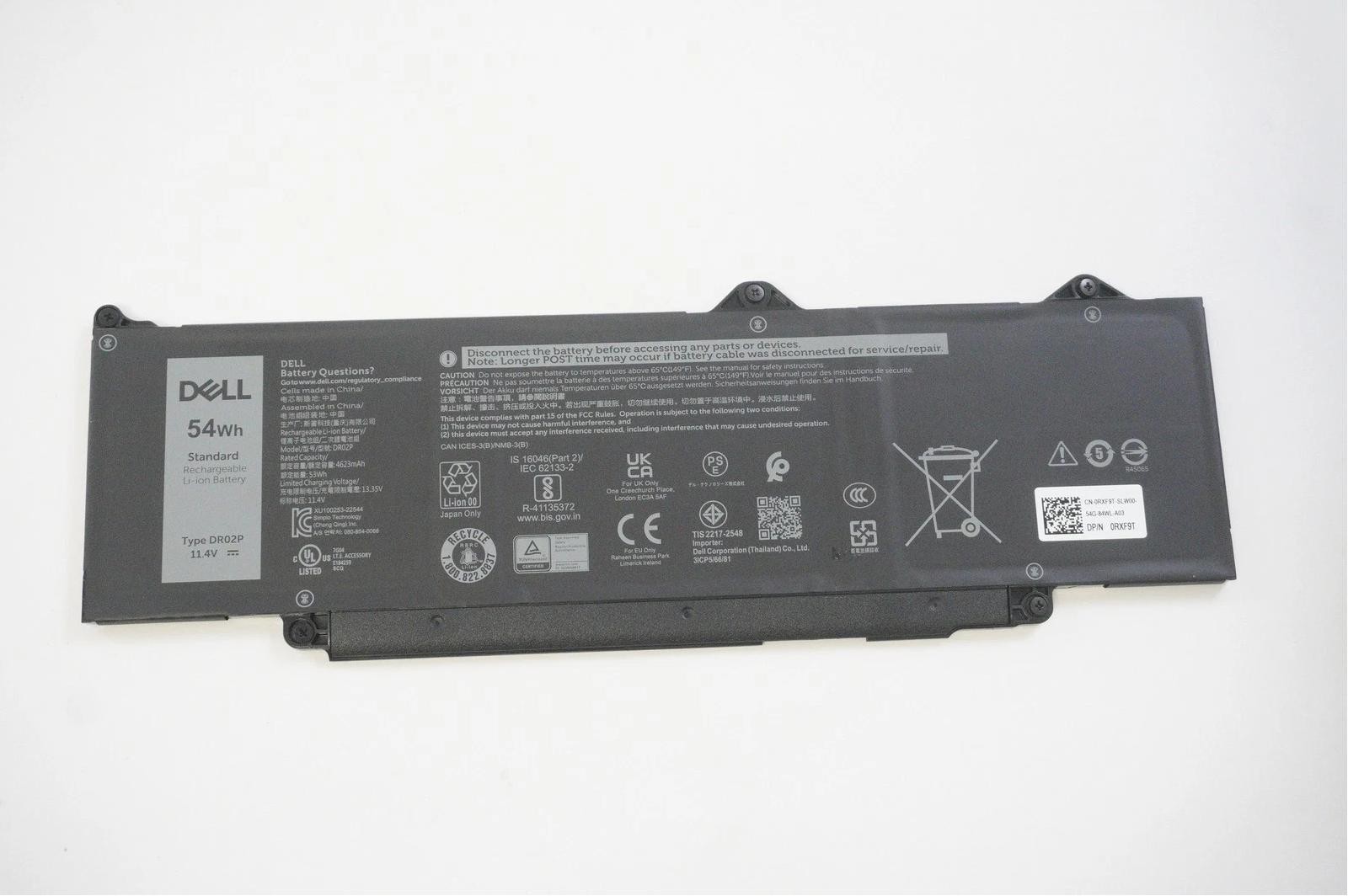 54WH R73TC DR02P Battery Genuine Dell Latitude 14 3440 5440 15 5540 5550 13 5340